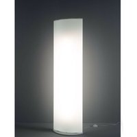Linea Zero - Integrierte LED-Stehlampe aus weißem Kunststoff Cm. 44 x 26 x 158 h von LINEA ZERO