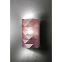 Iperbriko - Rosa Wandlampe aus Metall Cm. 22 x 11 x 32 Stunden von IPERBRIKO