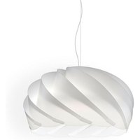 Linea Zero - Weiße Aufhängung aus verchromtem Metall Cm. 42 x 26 Std von LINEA ZERO