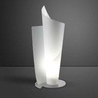 Tischlampe aus Polilux vela Bianca Durchmesser 27 x h70 cm Tischlampe aus Polilux vela Bianca Durchmesser 27 x h70 cm von LINEA ZERO