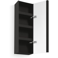 Lineabeta - Ciacole schwarzes Wandelement mit Spiegeltür 25x80 cm Lineabeta - Ciacole schwarzes Wandelement mit Spiegeltür 25x80 cm von LINEABETA