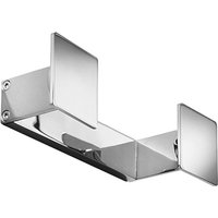 Lineabeta - Doppel-Skuara-Aufhänger aus verchromtem Messing Lineabeta - Doppel-Skuara-Aufhänger aus verchromtem Messing von LINEABETA