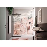 Lineabeta - Duschwand Walk-in 3 Paneele Toki schwarz matt/transparent L.80 cm Lineabeta - Duschwand Walk-in 3 Paneele Toki schwarz matt/transparent L.80 cm von LINEABETA