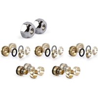 Lineabeta - Fitting-Kit für Kupfer- und Caligo-Mehrschichtrohre aus verchromtem Messing Lineabeta - Fitting-Kit für Kupfer- und Caligo-Mehrschichtrohre aus verchromtem Messing von LINEABETA