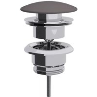 Lineabeta - Justierbare Click-Clack-Pille 0-80 mm mit Anthrazit-Kappe von LINEABETA