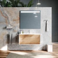 Lineabeta - LED-Spiegel Europa 100x80cm dimmbar mit schwarzem Rahmen Lineabeta - LED-Spiegel Europa 100x80cm dimmbar mit schwarzem Rahmen von LINEABETA