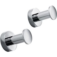 Lineabeta - Paar Baketo Kleiderbügel aus verchromtem Messing von LINEABETA