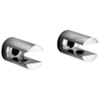 Lineabeta - Paar Picola Regalhalter aus verchromtem Messing Lineabeta - Paar Picola Regalhalter aus verchromtem Messing von LINEABETA