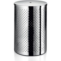 Lineabeta - Perforierter Wäschekorb mit poliertem Stahldeckel von LINEABETA