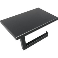 Lineabeta - Rollenhalter mit Handyabdeckung Grela aus schwarzem Stahl Lineabeta - Rollenhalter mit Handyabdeckung Grela aus schwarzem Stahl von LINEABETA