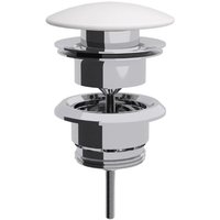 Lineabeta - Verstellbarer Click-Clack-Pille 0-80mm mit glänzendem weißem Verschluss Lineabeta - Verstellbarer Click-Clack-Pille 0-80mm mit glänzendem weißem Verschluss von LINEABETA