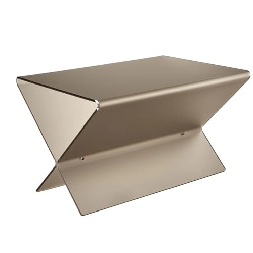 LINEE Recanati Complementi – Beistelltisch ANDORRA aus PMMA, erhältlich in 4 Ausführungen – zeitgenössisches Design aus Methacrylat – Made in Italy (Rauchbraun satiniert) von LINEE