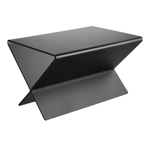 LINEE Recanati Complementi – Beistelltisch ANDORRA aus PMMA, erhältlich in 4 Ausführungen – zeitgenössisches Design aus Methacrylat – Made in Italy (Rauchgrau satiniert) von LINEE