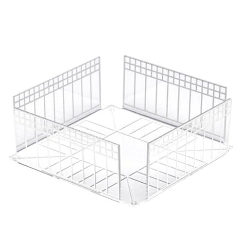 LINEE Recanati Heritage Serviettenhalter, horizontal, Weiß, 22 x 22 x 8 cm – dekorativer Serviettenhalter aus PMMA – traditionelles Design überarbeitet – Made in Italy von LINEE