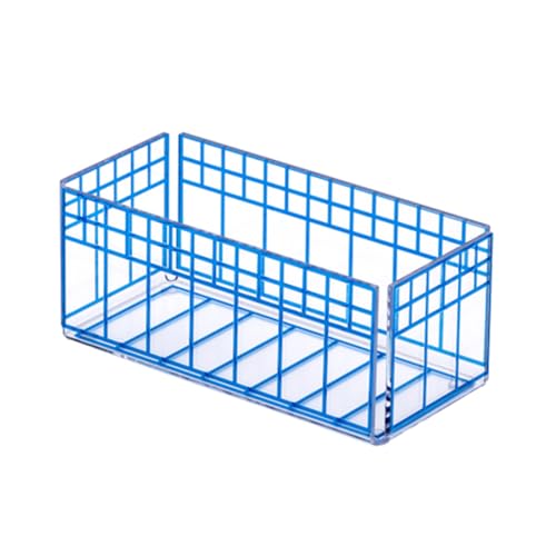 LINEE Recanati Heritage Teebeutelhalter aus PMMA, 17 x 9 x 7 cm – dekorativer Behälter für Teebeutel – traditionelles Design – Made in Italy (Blau) von LINEE