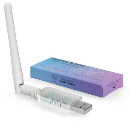 SLZB-07 Zigbee USB-Stick mit 3dB Antenne, Adapter für Zigbee2mqtt, ZHA und Home Assistant (SLZB-07) von LINEOPS