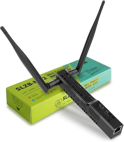 SLZB-MR2 Zigbee 3.0 auf Ethernet, USB und WiFi Adapter mit PoE, funktioniert mit Zigbee2MQTT, Home Assistant, ZHA (SLZB-MR2) von LINEOPS