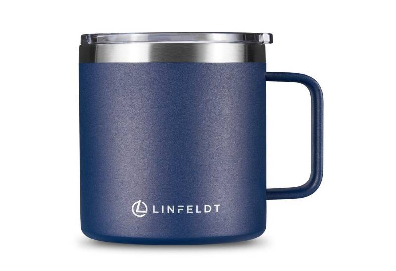 LINFELDT Thermobecher 415ml Thermobecher mit Henkel aus Edelstahl - bis zu 3H HEIß & 9H KALT von LINFELDT