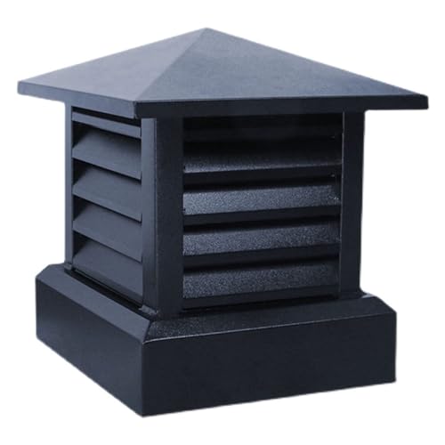 LINGDSWULING Aus Aluminiumlegierung Kaminabdeckung Kamin-Regenkappen Kaminabdeckung Aluminiumlegierung Schornsteinabdeckung Villa Regenhaube(19.69x19.69in/50x50cm) von LINGDSWULING