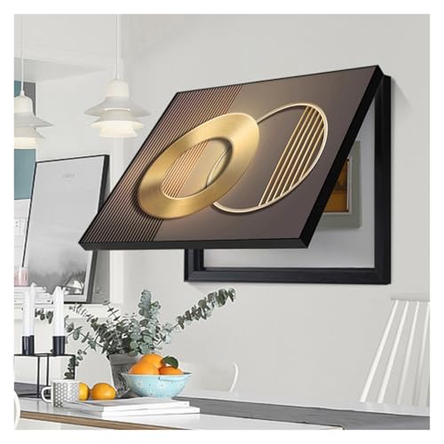 LINGDSWULING Elektrischer Zählerkasten Dekorativ Electricity Meter Box Cover Abdeckung für Schalttafeln Abdeckung des Stromzählerkastens Dekoratives Gemälde(A,60x80cm/24x32in) von LINGDSWULING