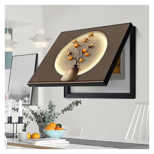 LINGDSWULING Zählerkastenabdeckungen für die Innendekoration Dekorative Zählerkastenabdeckungen Zählerkasten Dekorative Abdeckungen Hidden Control Panels(B,60x80cm/24x32in) von LINGDSWULING