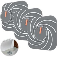 15 cm Silikon-Spülbeckenfilter, Anti-Verstopfungs-Haarfilter für die Badewanne – 3 Stück 15 cm Silikon-Spülbeckenfilter, Anti-Verstopfungs-Haarfilter für die Badewanne – 3 Stück von LINGHHANG