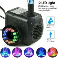 15W 800L/H Springbrunnenpumpe Teichpumpe Wasserspielpumpe Gartenpumpe Springbrunnenpumpe mit 12 led 15W 800L/H Springbrunnenpumpe Teichpumpe Wasserspielpumpe Gartenpumpe Springbrunnenpumpe mit 12 led von LINGHHANG