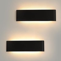Linghhang - 16W LED-Wandleuchte für den Innenbereich, 3000K Warmweiß Wandlampe, Wandleuchte für Veranda, Flur, Schlafzimmer, Wohnzimmer von LINGHHANG
