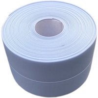 Linghhang - 2 Stück blau) Flexible Sockelleiste – Abschlussleiste für Küche und Bad 38 mm 3,2 m, selbstklebende Dichtung, flexible Faltleiste, von LINGHHANG