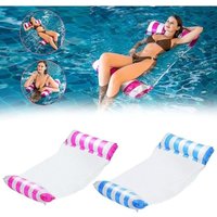 Linghhang - 2 Stück schwimmende Liege-Hängematten-Schwimmer, 4-in-1 aufblasbare Pool-Schwimmer, faltbare aufblasbare schwimmende Hängematte, Linghhang - 2 Stück schwimmende Liege-Hängematten-Schwimmer, 4-in-1 aufblasbare Pool-Schwimmer, faltbare aufblasbare schwimmende Hängematte, von LINGHHANG