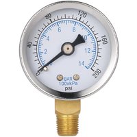 200psi 0 14bar 40mm 1/8 "Druckmessgerät Manometer Doppelskala Hydraulisches Manometer TS-40-14bar 200psi 0 14bar 40mm 1/8 "Druckmessgerät Manometer Doppelskala Hydraulisches Manometer TS-40-14bar von LINGHHANG
