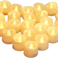 Linghhang - 24 LED-Kerzen mit flackerndem Licht für Heiratsanträge, Geburtstage, Feste, Hochzeiten mit elektrischen Kerzen Linghhang - 24 LED-Kerzen mit flackerndem Licht für Heiratsanträge, Geburtstage, Feste, Hochzeiten mit elektrischen Kerzen von LINGHHANG