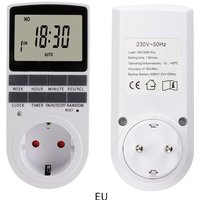 Linghhang - 2er-Pack) Digitale programmierbare Steckdose mit Countdown-Timer, täglicher/wöchentlicher digitaler Timer, Steckdosen-Programmierer mit von LINGHHANG