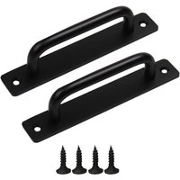 Linghhang - 2er-Pack Aluminium-Schiebetürgriffe für Kleiderschranktüren, Balkontürgriff mit Schrauben, für Schranktüren (210 x 25 mm) von LINGHHANG