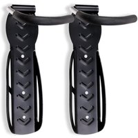 Linghhang - 2er-Set schwarze Fahrradständer - Fahrradständer, Wandhalterungen - für 2 Fahrräder Linghhang - 2er-Set schwarze Fahrradständer - Fahrradständer, Wandhalterungen - für 2 Fahrräder von LINGHHANG