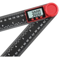 300 mm digitales Winkelmesser-Lineal, 2-in-1-Digital-Winkelmesser mit LCD-Display und Sperrfunktion für die Holzbearbeitung von LINGHHANG