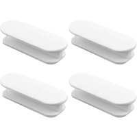 4 Stück selbstklebende Balkontürgriffe, Glasschiebetürgriff für Innen- und Außenbalkontüren von LINGHHANG