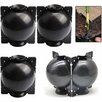 Linghhang - 4-teilige Pflanzenveredelungsbox, mittelgroß, Gerät zum Bewurzeln von Pflanzen, Hochdruck-Pflanzbox, Vermehrungs-Schneidkugel für das von LINGHHANG