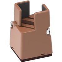 4er-Set verstellbare Möbelerhöhungsfüße – Braun – Höhe 50 mm – passend für 22–42 mm 4er-Set verstellbare Möbelerhöhungsfüße – Braun – Höhe 50 mm – passend für 22–42 mm von LINGHHANG