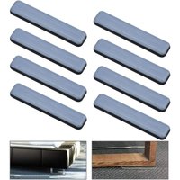 8 Stück Möbelgleiter Teflonschutz für Teppich- und Hartholzböden Selbstklebende Teflon-Bodenschutzgleiter Selbstklebende Bodenschoner 100x25 mm von LINGHHANG