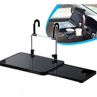 Linghhang - Auto-Computerständer, faltbarer Computertisch mit Schublade für Lenkrad, Auto-Rücksitz, Kopfstütze, Schwarz Linghhang - Auto-Computerständer, faltbarer Computertisch mit Schublade für Lenkrad, Auto-Rücksitz, Kopfstütze, Schwarz von LINGHHANG