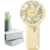 Bexdug Handventilator, kleiner tragbarer Ventilator – wiederaufladbarer Taschenventilator mit 3 Geschwindigkeiten – kleiner Ventilator mit von LINGHHANG