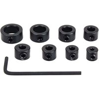 Linghhang - Bohrfutter 9-teilig, Dübeltiefenstopp, Zentrierring, Bohrtiefenstopp, Tiefenstopp-Bohrer, Positionierer, Ortungsgerät, Bohrer, Sechskant von LINGHHANG