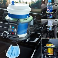 Getränkehalter fürs Auto (Armeegrün), universeller Getränkehalter, multifunktionaler Getränkehalter fürs Auto, Flaschenhalter, Getränkehalter, von LINGHHANG