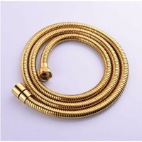 Linghhang - Gold) 1,5 m (59 Zoll) knickfester, flexibler Duschschlauch aus Edelstahl mit Anschlüssen aus massivem Messing von LINGHHANG