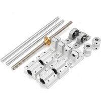 Linghhang - 15 teile/satz 400mm optische achse führungsschiene lager sitz linearführung welle unterstützung trapez schraube set schraube set von LINGHHANG