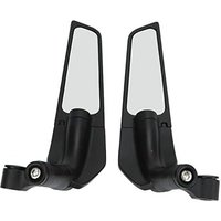 2 Stück) Motorrad-Rückspiegel, modifizierter fester Flügel, großer Spiegel, passend für Kawasaki Yamaha Wind Knife Rückspiegel von LINGHHANG