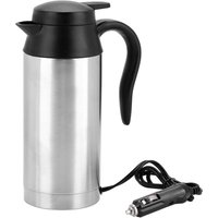 24-V-Elektro-Heizkessel, 750 ml Auto-Elektro-Wasserkocher, elektrische Reisethermoskanne aus Edelstahl zum Erhitzen von Wasser, Kaffee, Milch, Tee von LINGHHANG