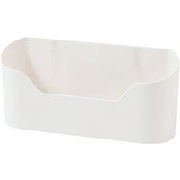 2er-Pack weißer, selbstklebender Organizer für Küchenschranktüren für Kleiderschrank, Badezimmer, Kühlschrank, kleine Gegenstände von LINGHHANG