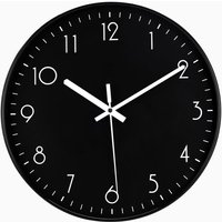 Linghhang - 30 cm moderne Wanduhr, geräuschlos, tickt nicht, hochwertiges Quarzwerk, batteriebetriebenes Pendel, leicht abzulesen, geeignet fürs von LINGHHANG